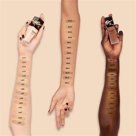 ysl new foundation 2015|ysl foundation colour chart.